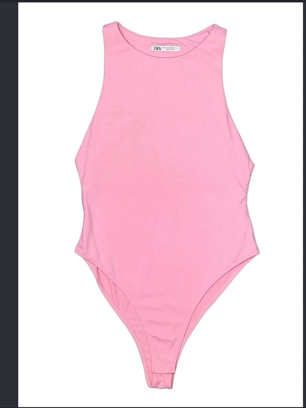Zara Light Pink double lined bodysuit never worn